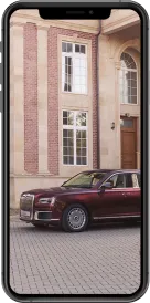 Пример обоев AURUS Senat на смартфоне